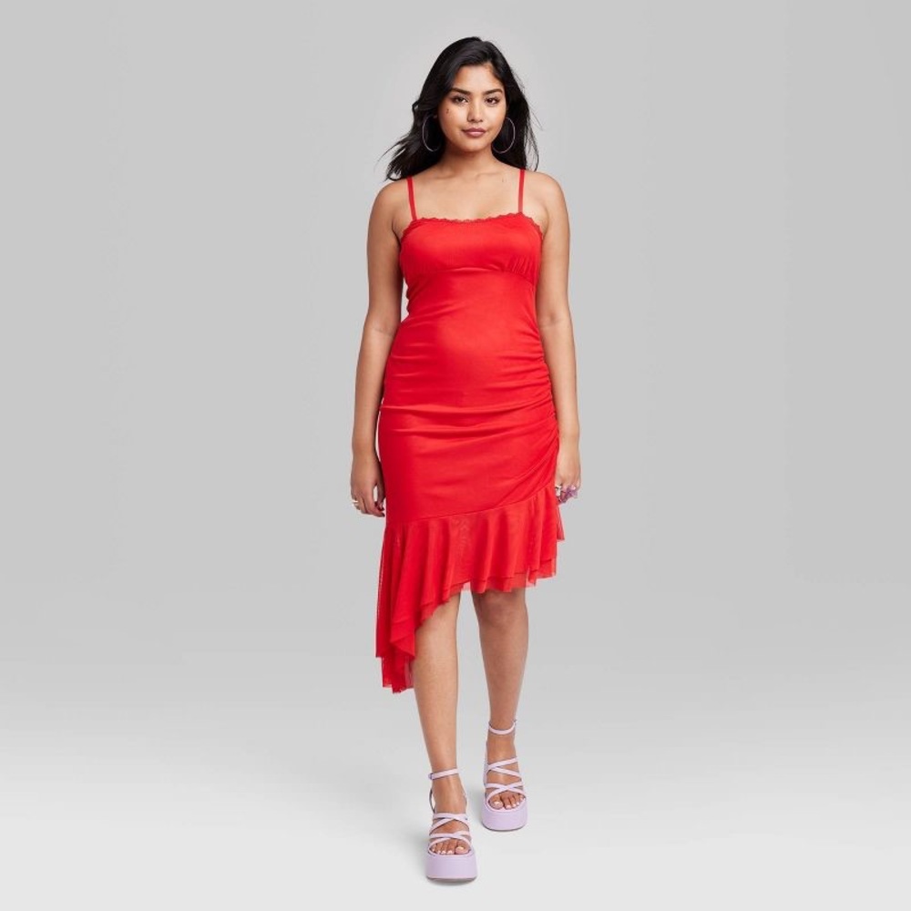 NWT! Wild Fable Sleeveless Midi Mesh Dress - Picture 2 of 6
